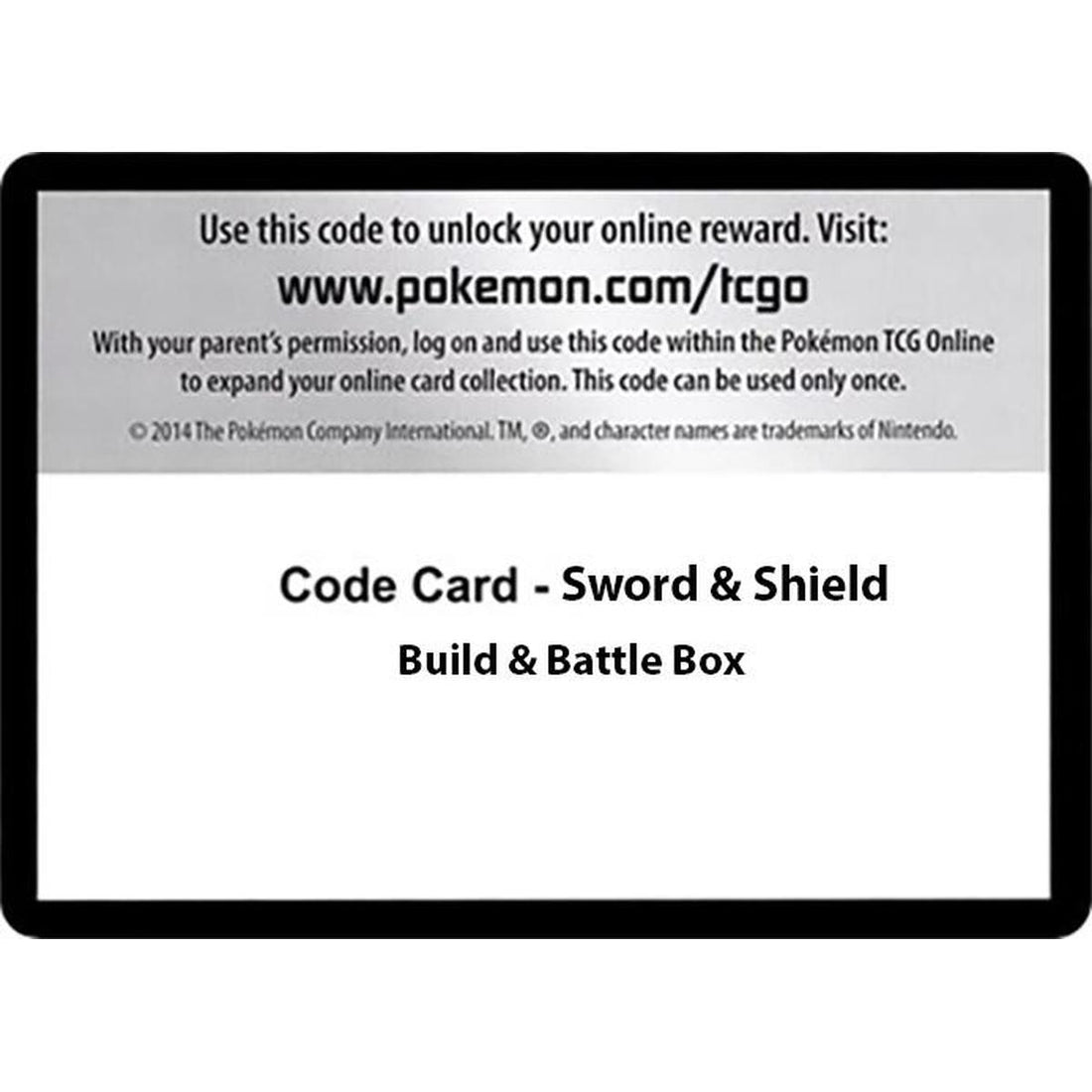 Code Card - Sword & Shield Build & Battle Box