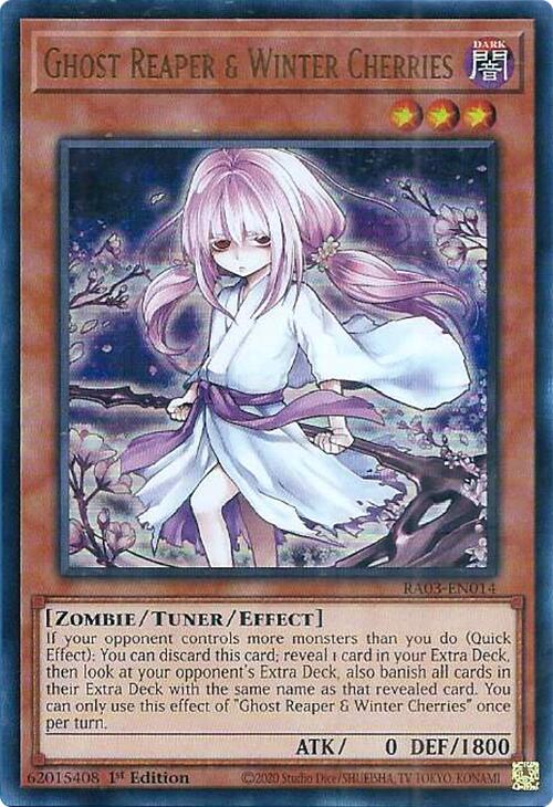 Ghost Reaper & Winter Cherries (Alternate Art) (UR)