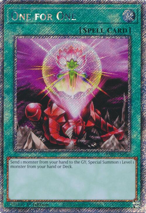One for One (Platinum Secret Rare)