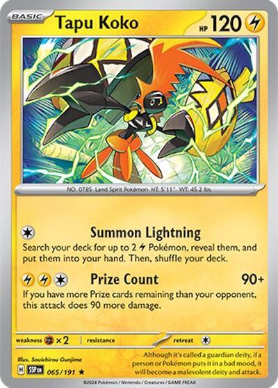 Tapu Koko - 065/191 (Non-Holo)
