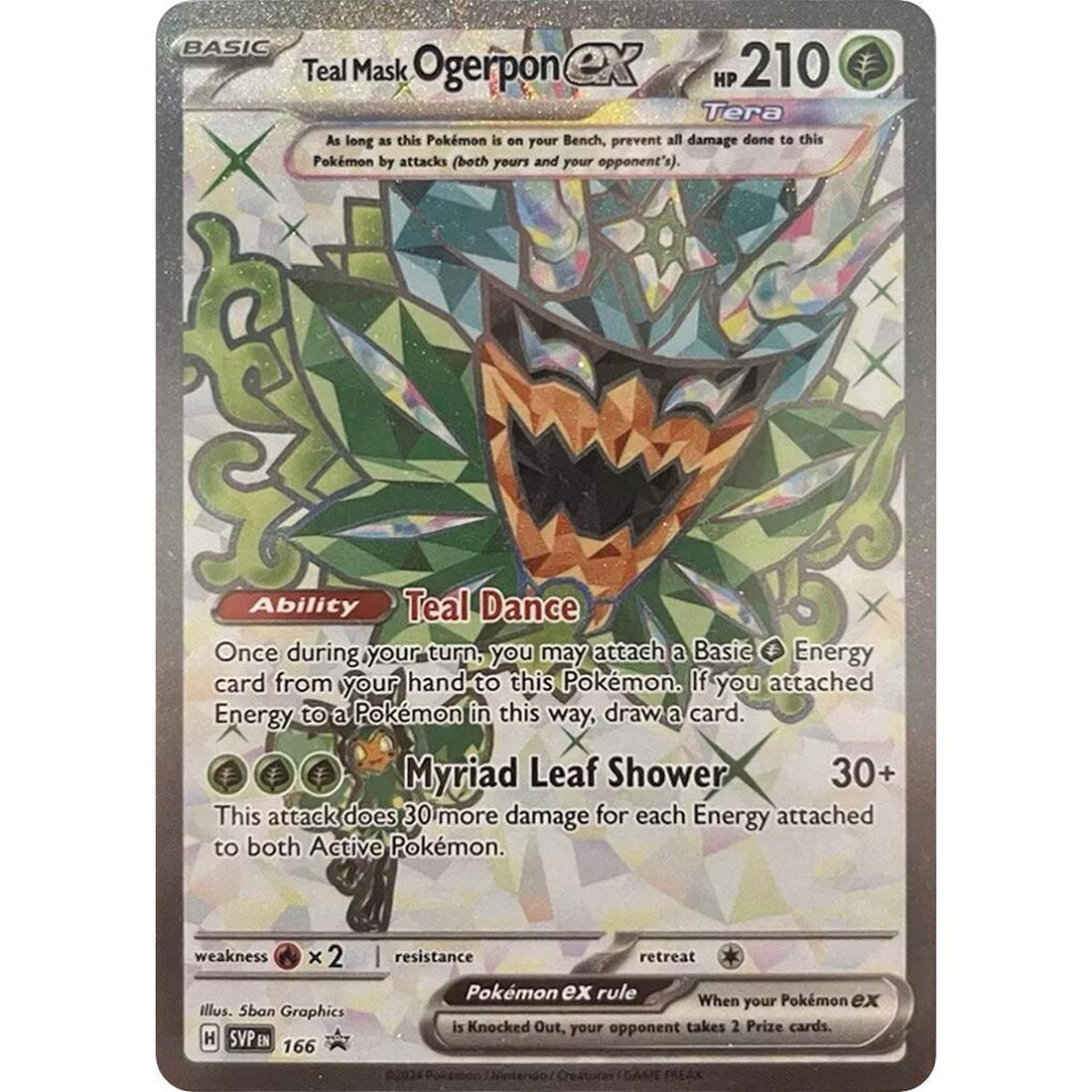 Teal Mask Ogerpon ex - 166