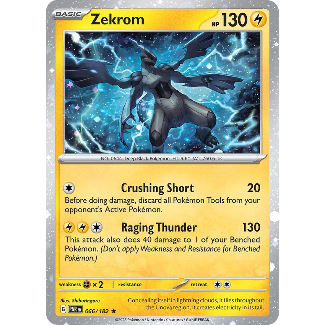 Zekrom - 066/182 (Cosmos Holo)