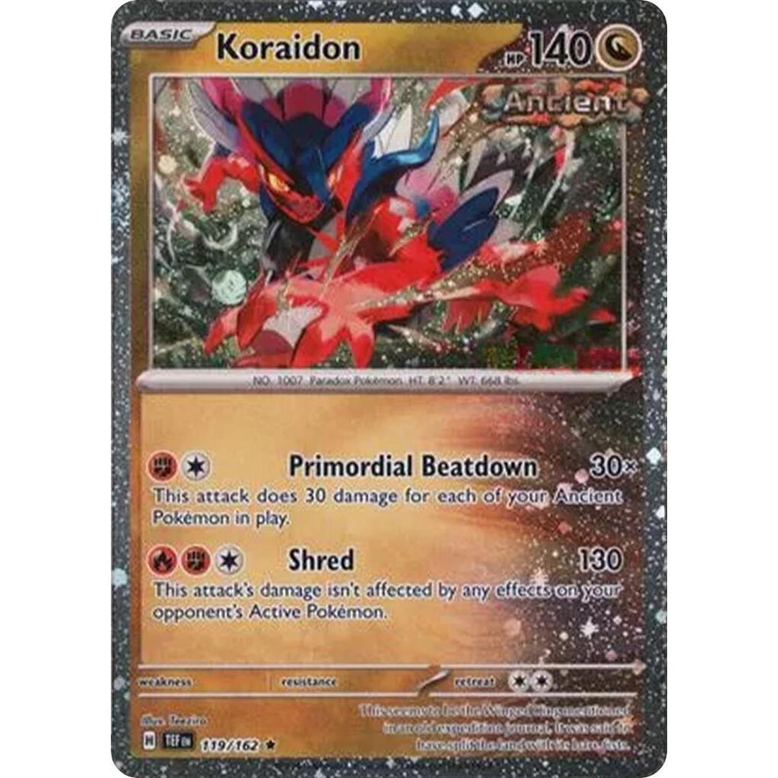 Koraidon - 119/162 (Cosmos Holo)