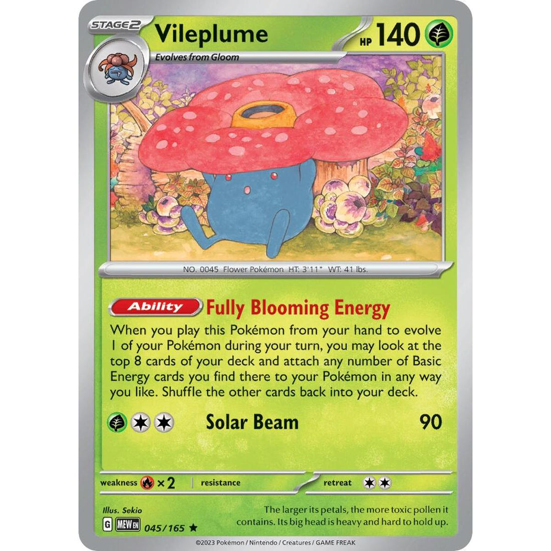 Vileplume - 045/165