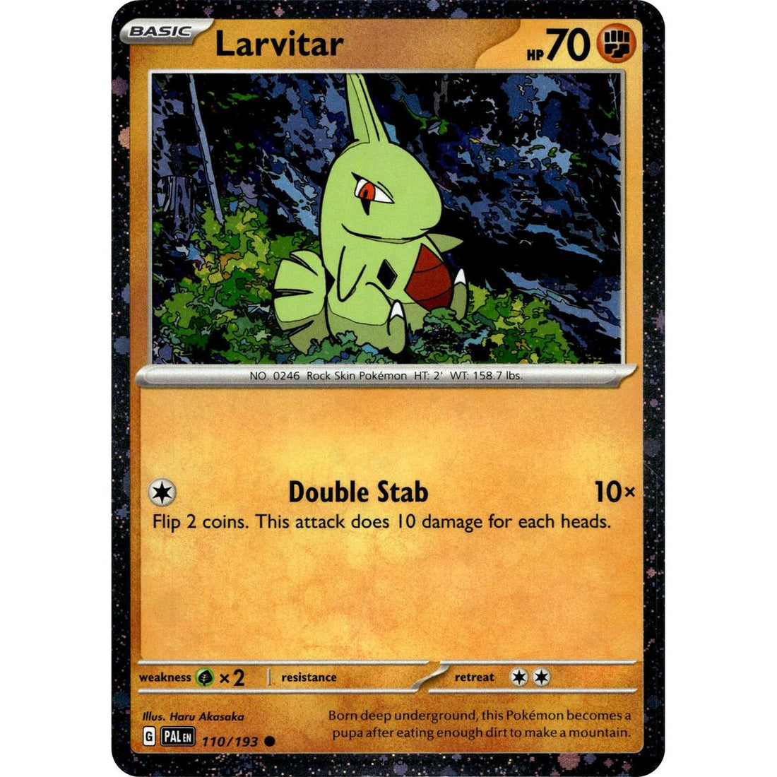 Larvitar - 110/193 (Cosmo Foil)