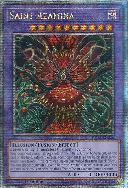 Saint Azamina (Quarter Century Secret Rare)