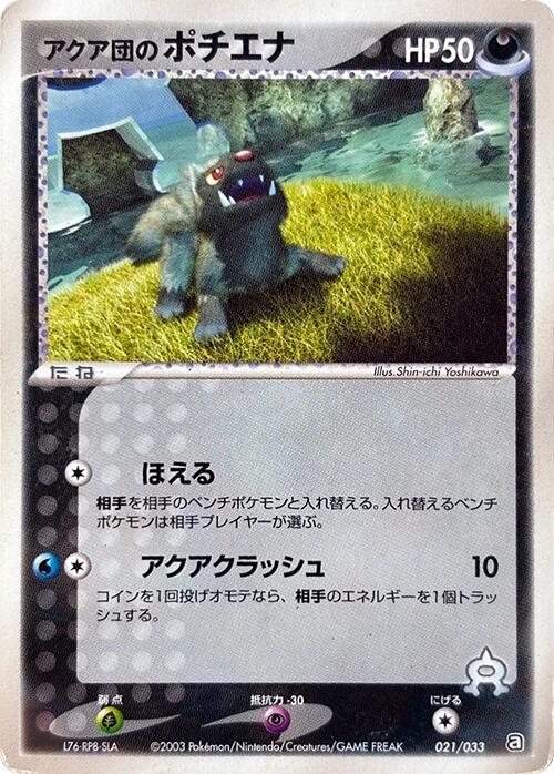 Team Aqua's Poochyena - 021/033
