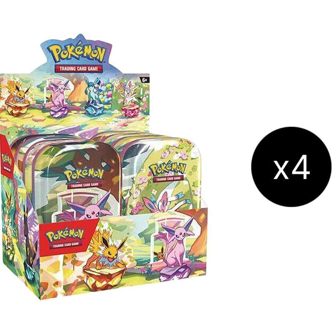 Prismatic Evolutions Mini Tin Display Case