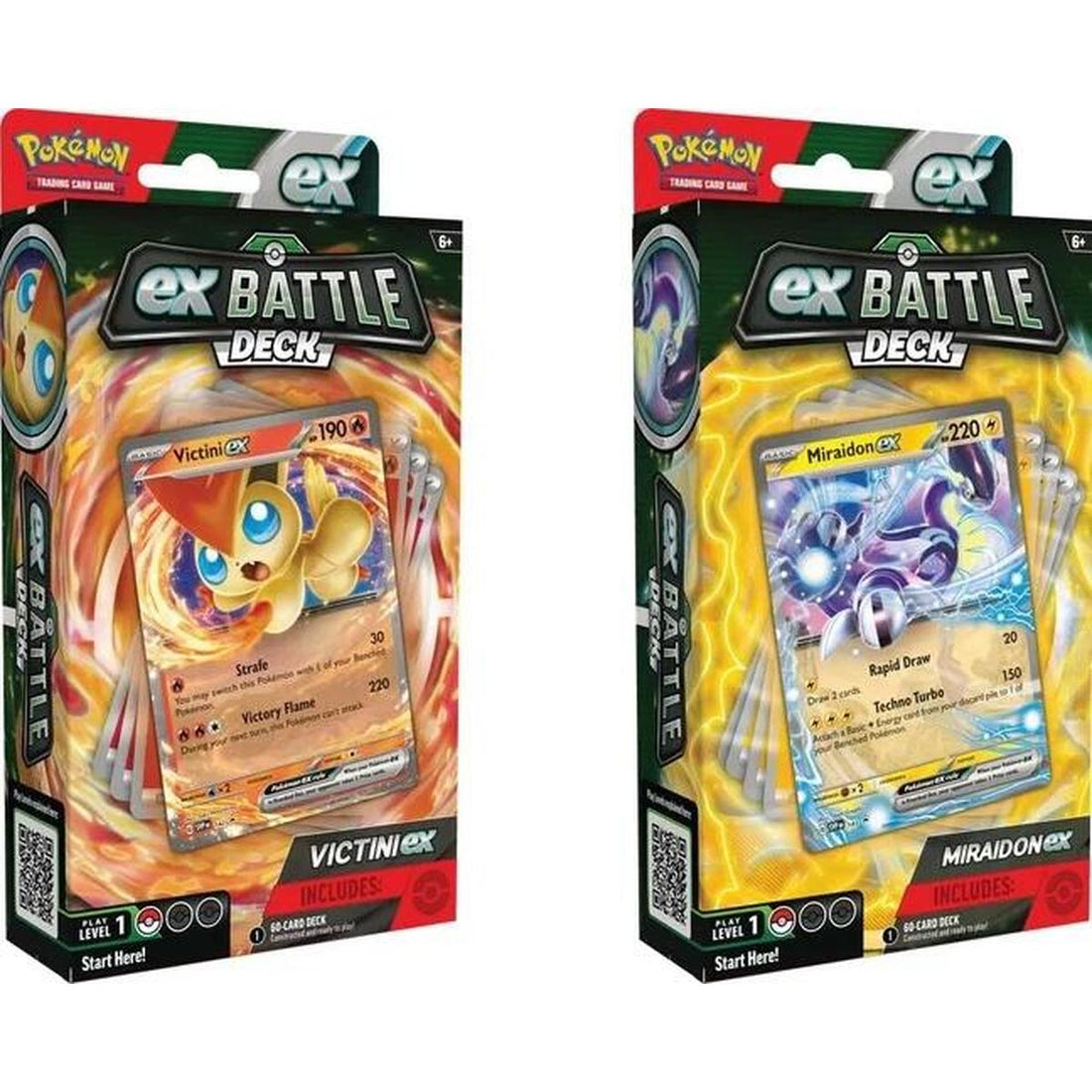 Victini ex/Miraidon ex Battle Decks [Set of 2]