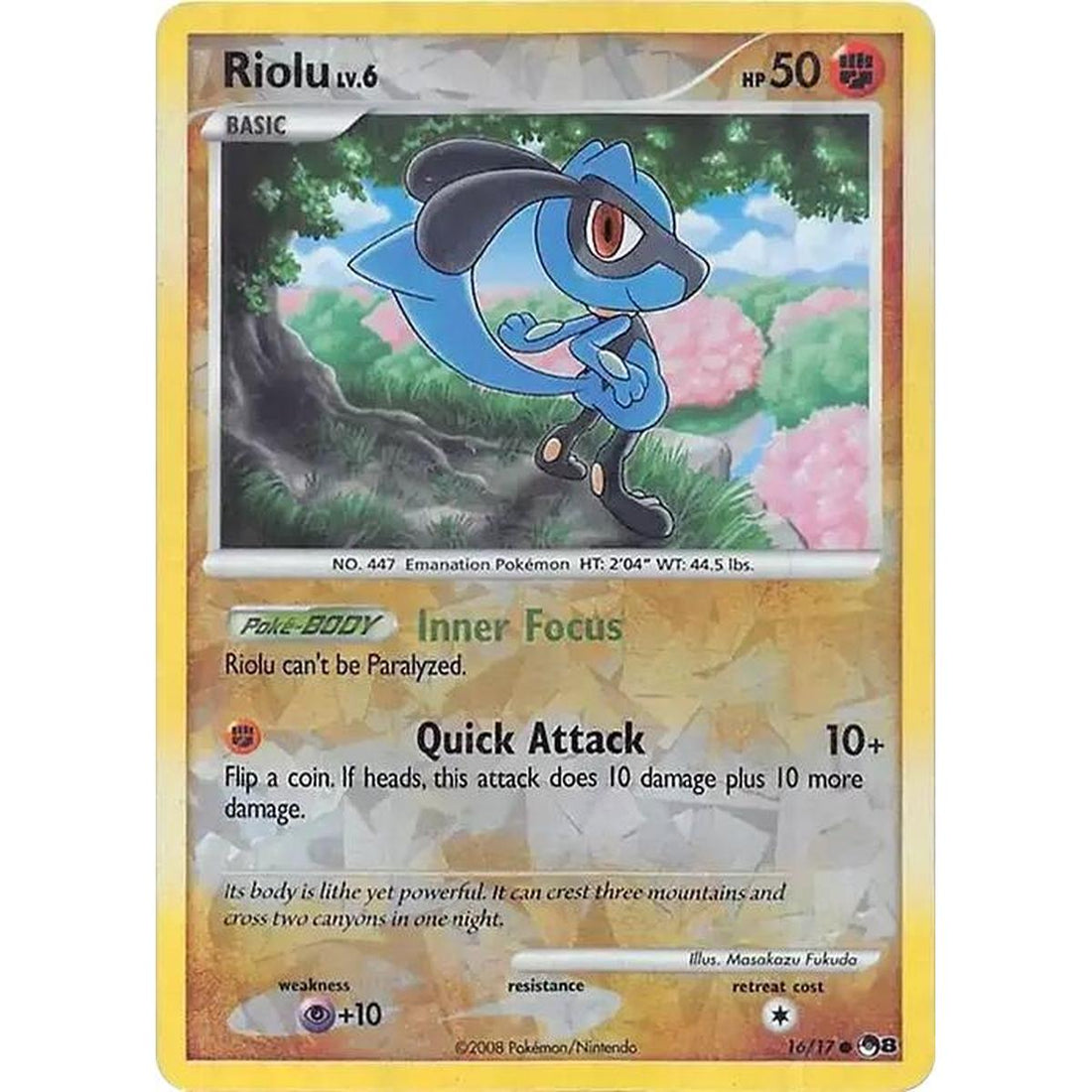 Riolu (Cracked Ice Holo)