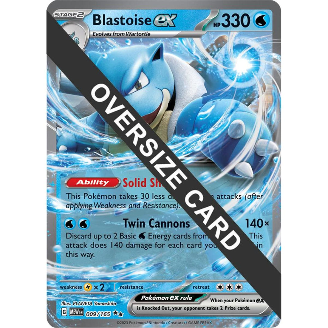 Blastoise ex - 009/165
