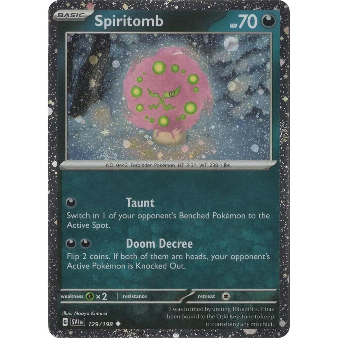 Spiritomb - 129/198 (Cosmos Holo)