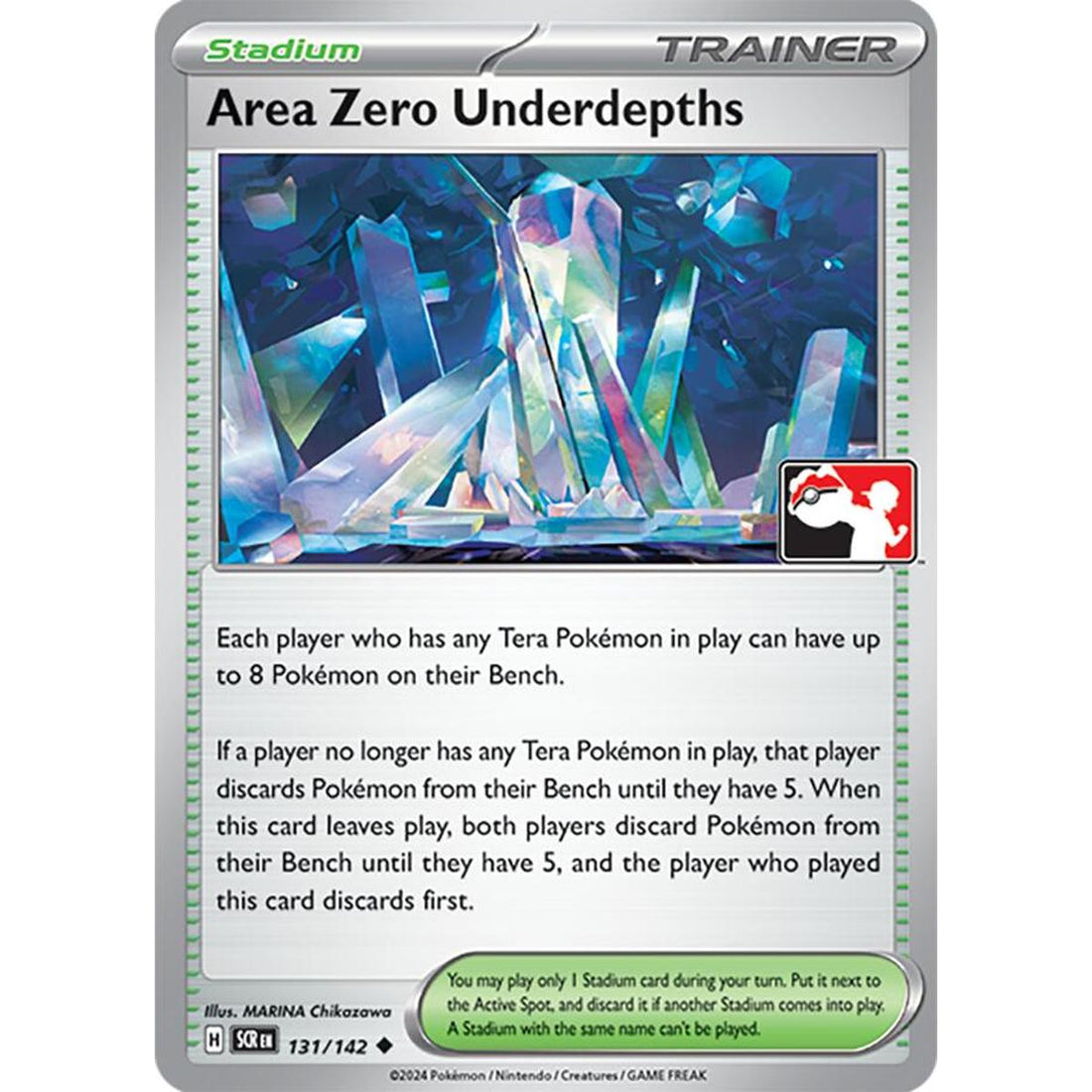 Area Zero Underdepths - 131/142