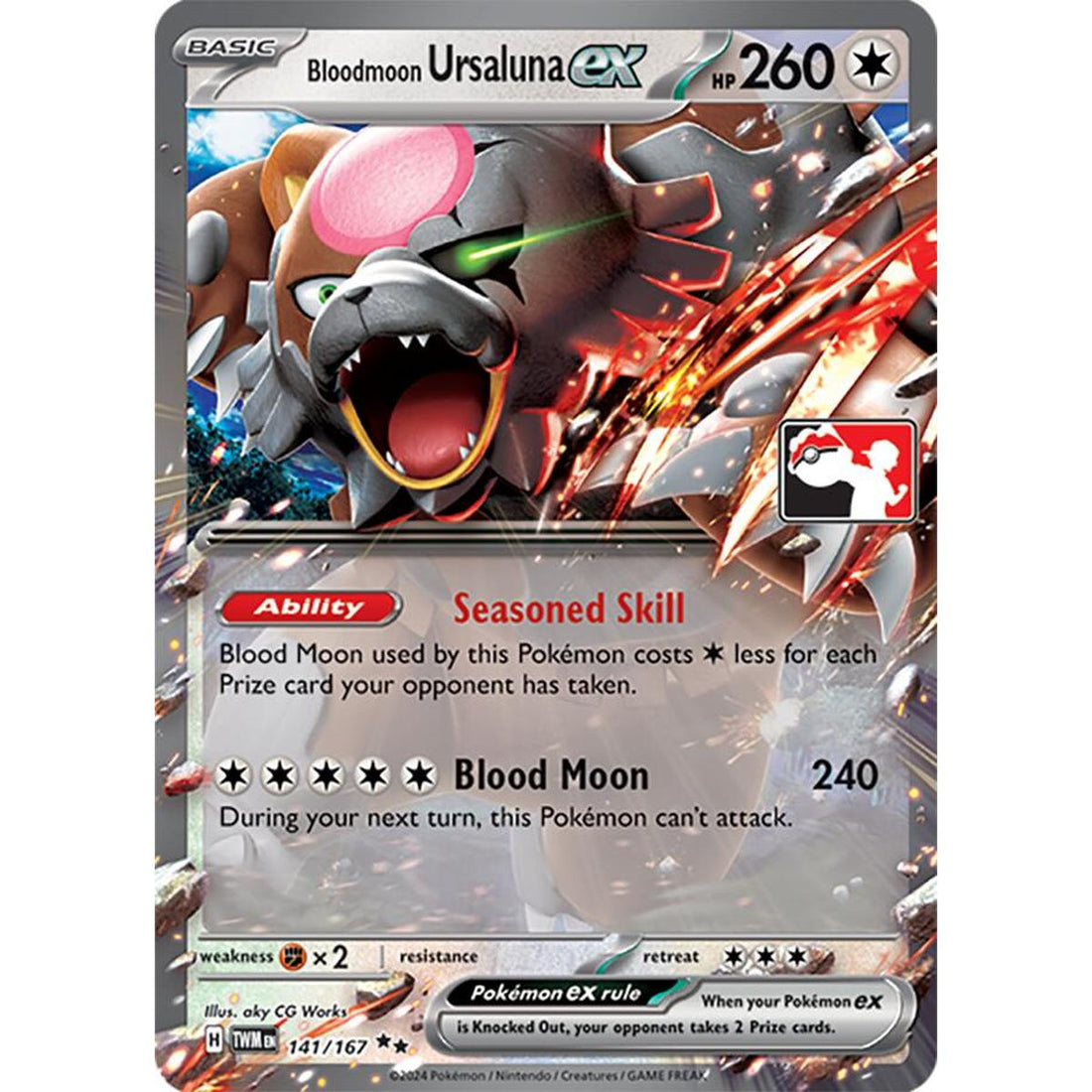 Bloodmoon Ursaluna ex - 141/167