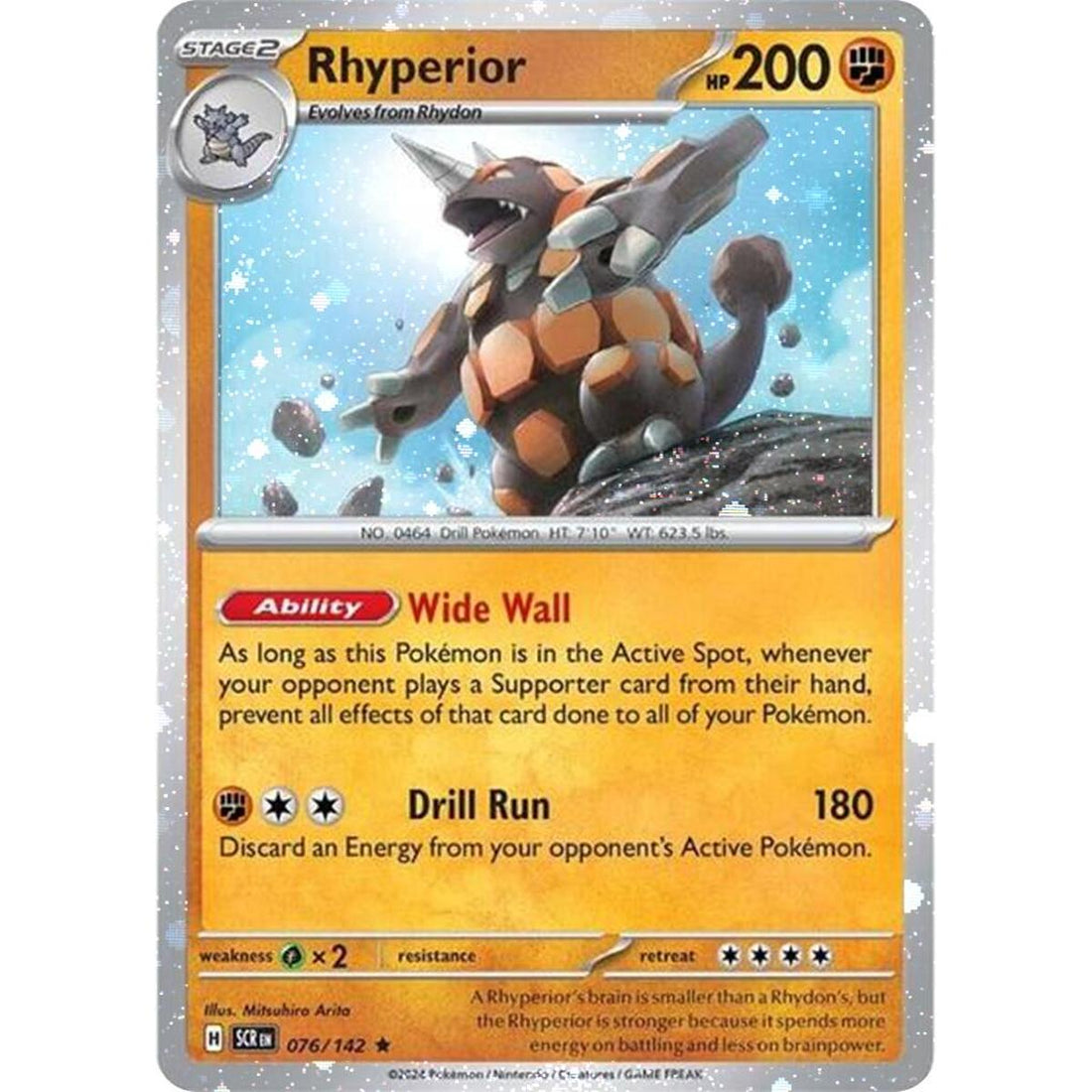 Rhyperior - 76/142 (Cosmos Holo)