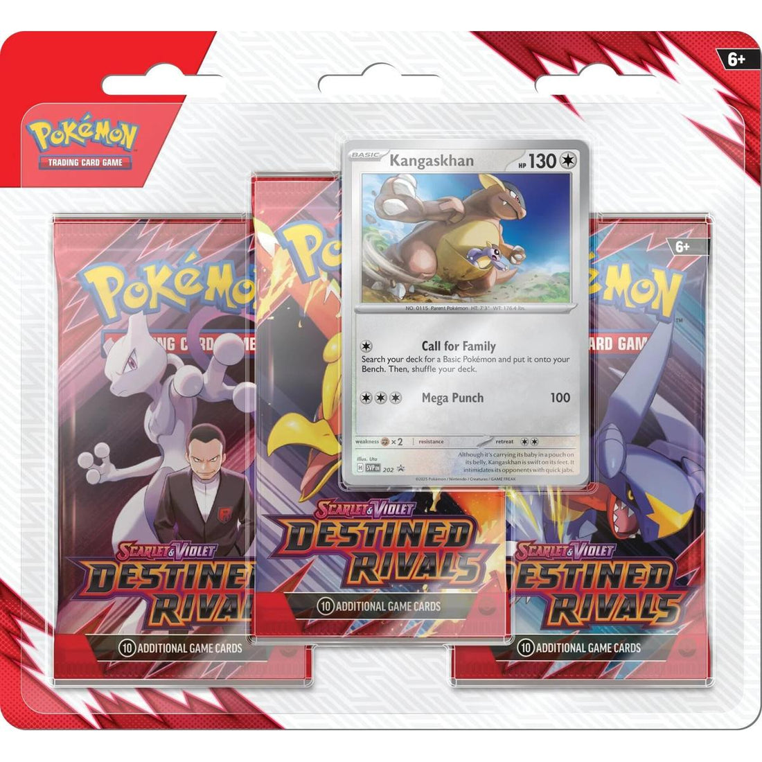 Destined Rivals 3 Pack Blister [Kangaskhan]