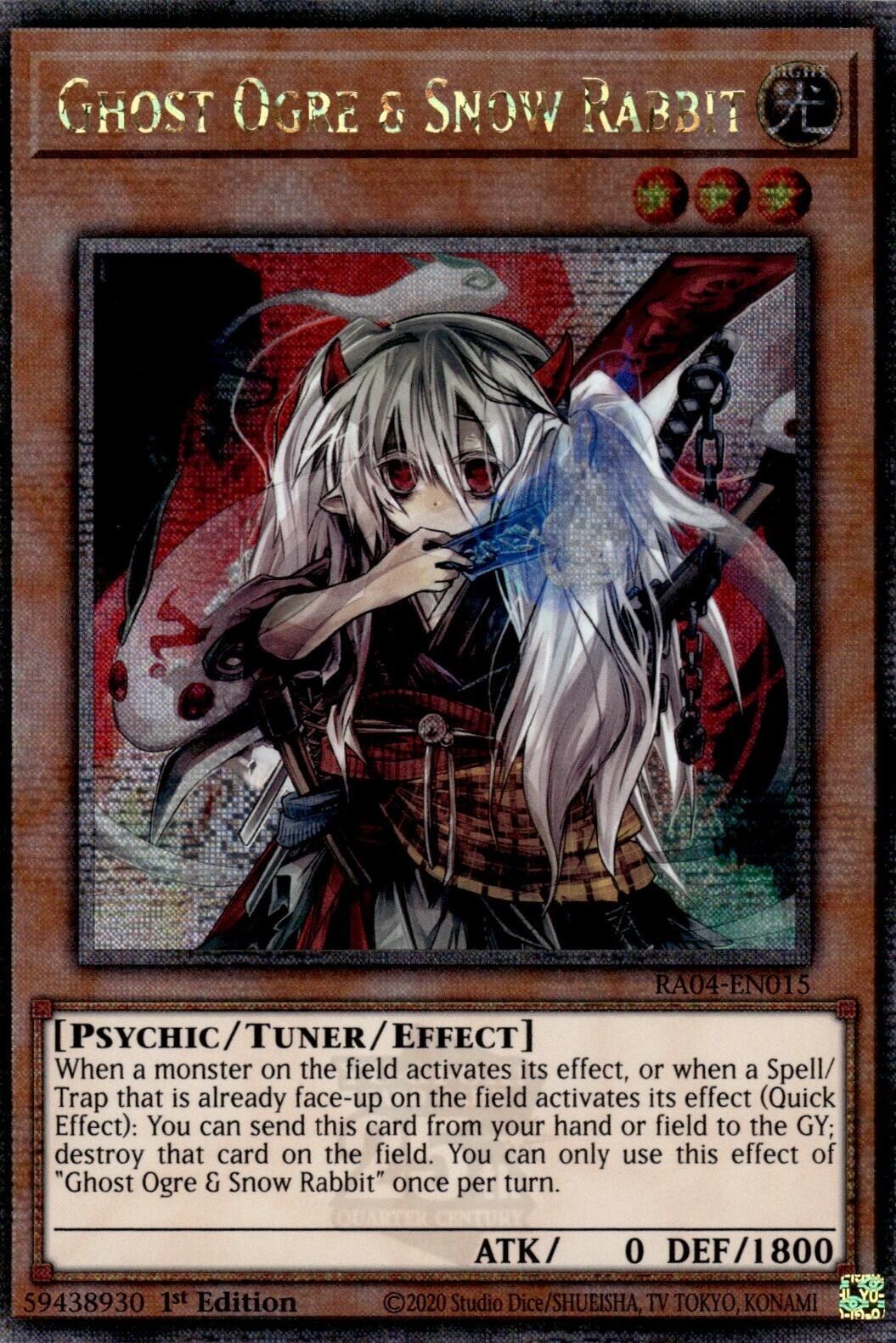 Ghost Ogre & Snow Rabbit (Quarter Century Secret Rare)