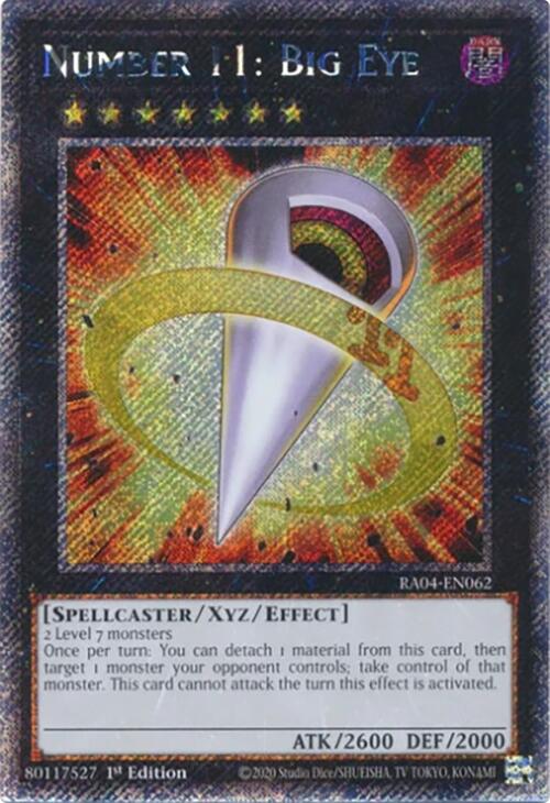 Number 11: Big Eye (Platinum Secret Rare)