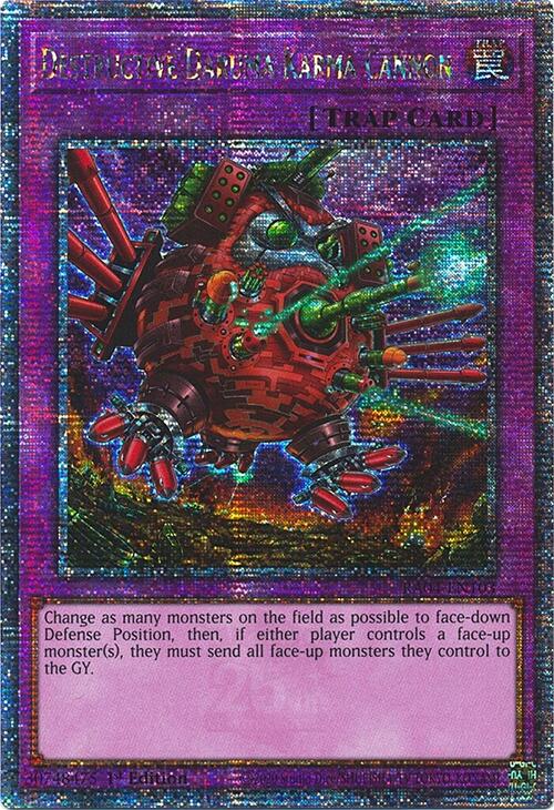 Destructive Daruma Karma Cannon (Quarter Century Secret Rare)
