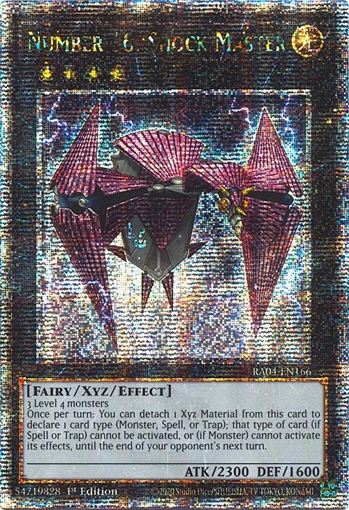 Number 16: Shock Master (Quarter Century Secret Rare)