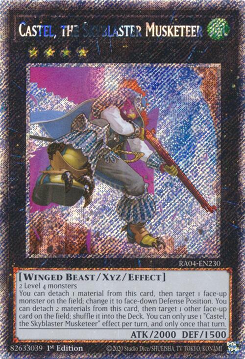 Castel, the Skyblaster Musketeer (Platinum Secret Rare)