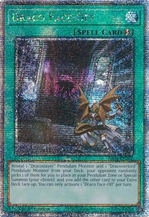 Draco Face-Off (Quarter Century Secret Rare)