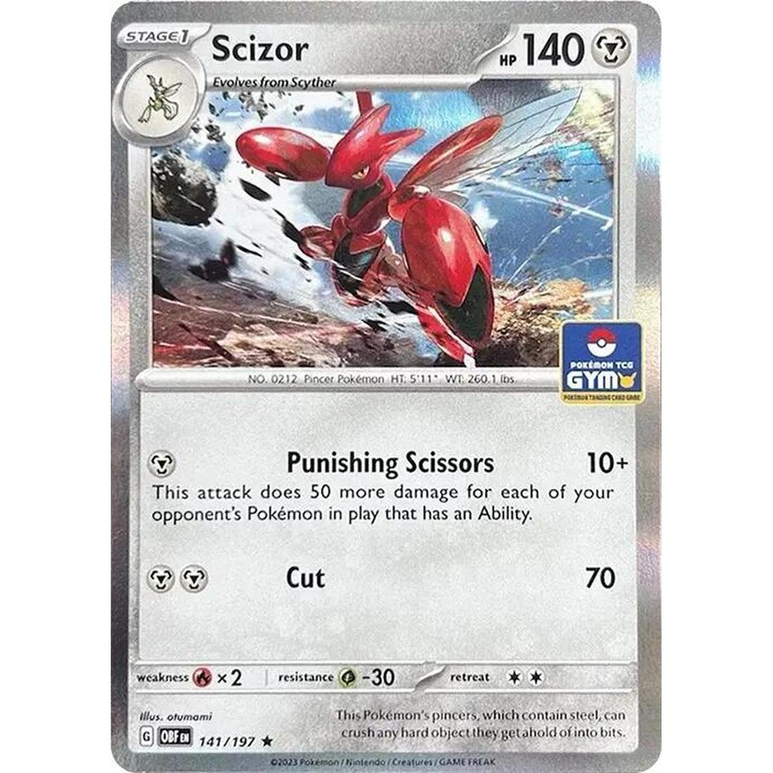 Scizor - 141/197 (Pokemon Gym Promo)