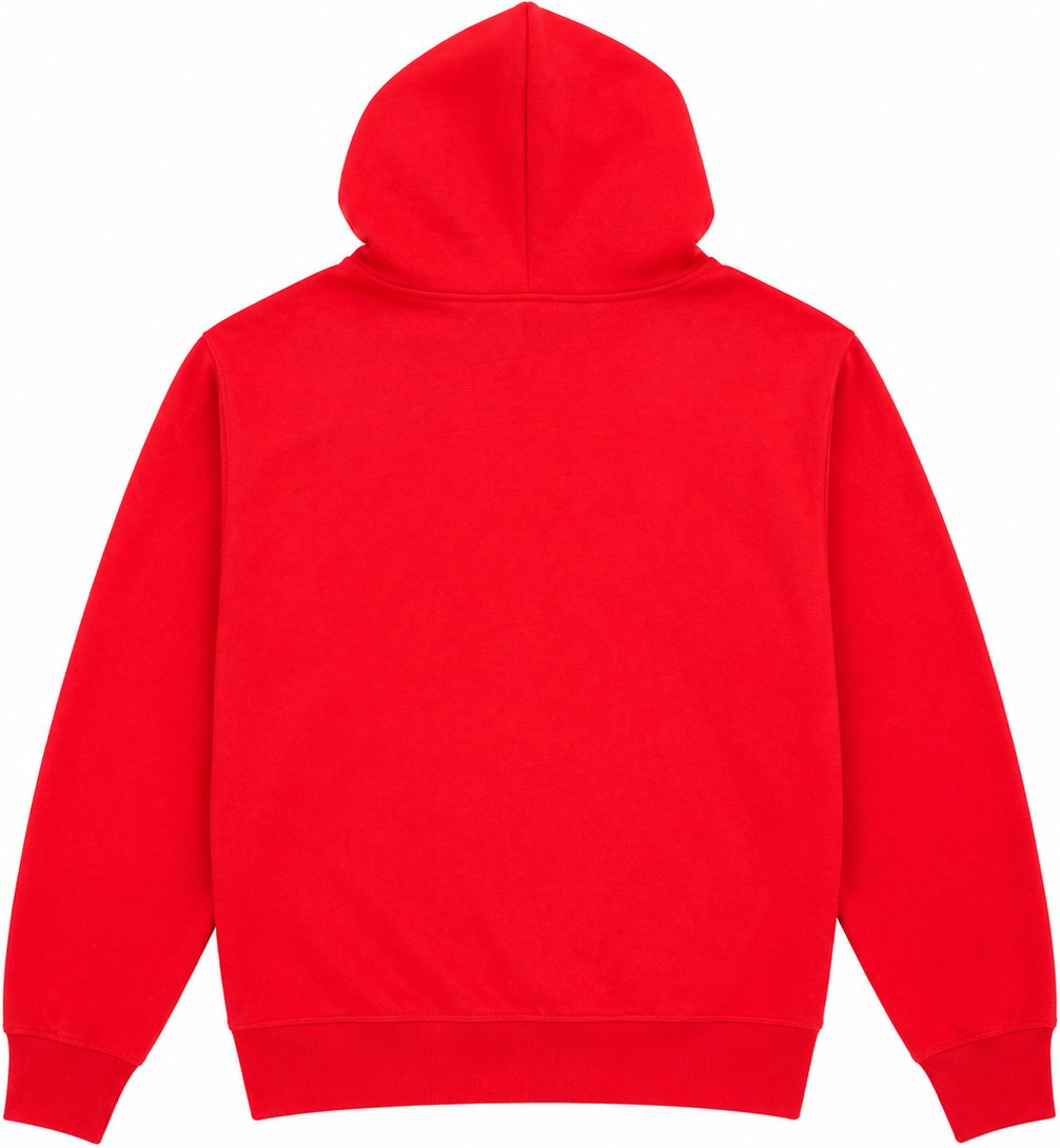 Corteiz Alcatraz Hoodie Red & Black