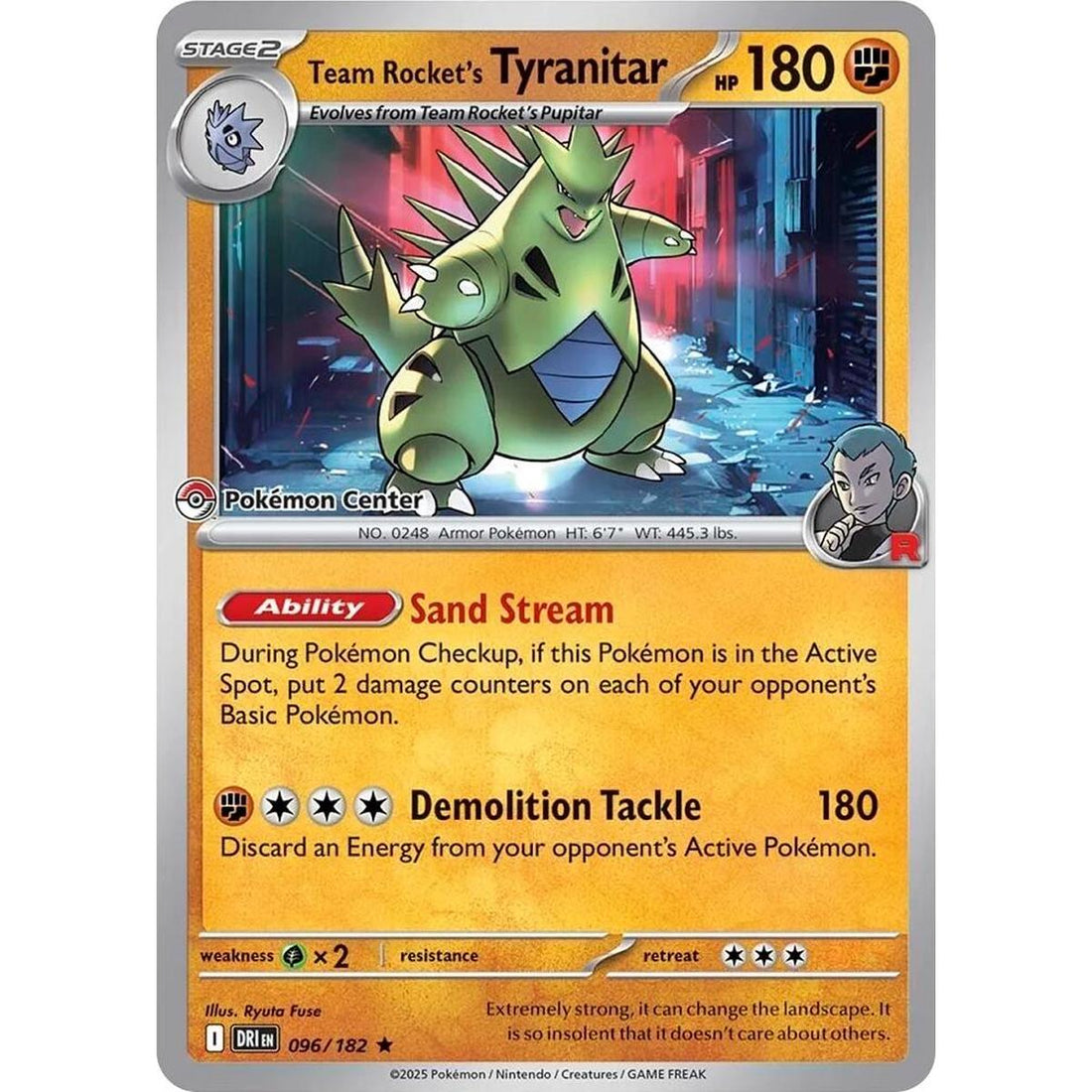 Team Rocket's Tyranitar (Pokemon Center Exclusive)