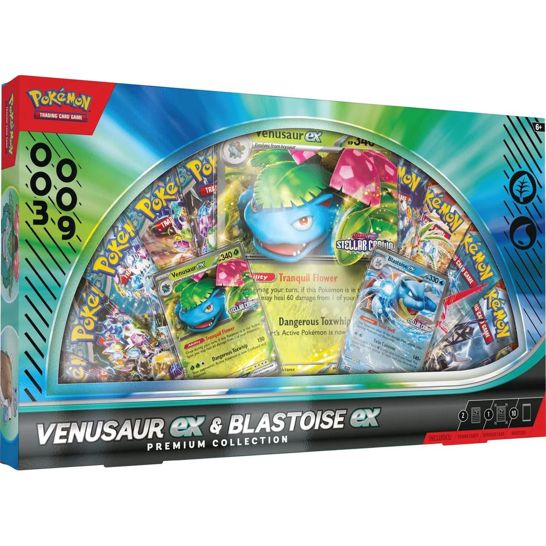 Venusaur ex & Blastoise ex Premium Collection
