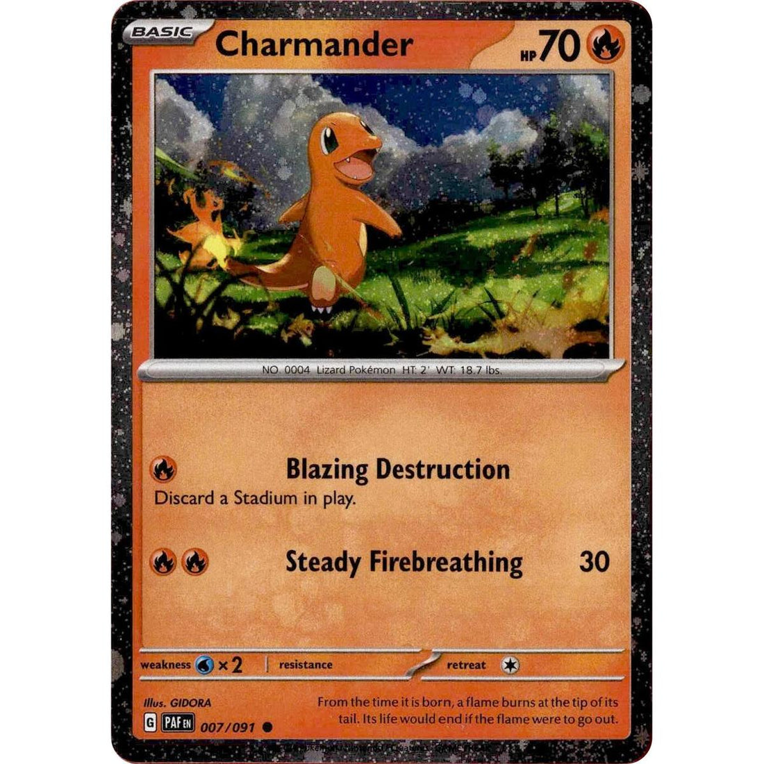 Charmander - 007/091 (Cosmos Holo)