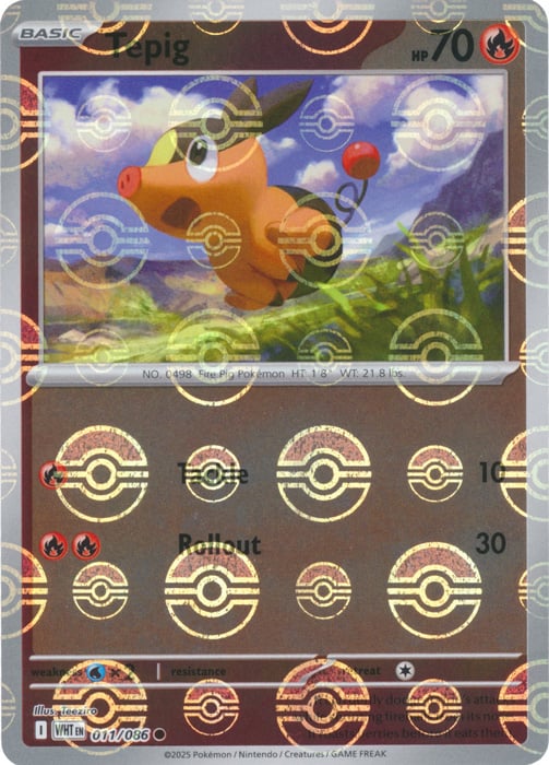 Tepig (Poke Ball Pattern)