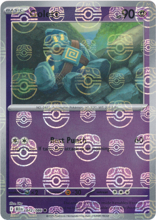 Golett (Master Ball Pattern)
