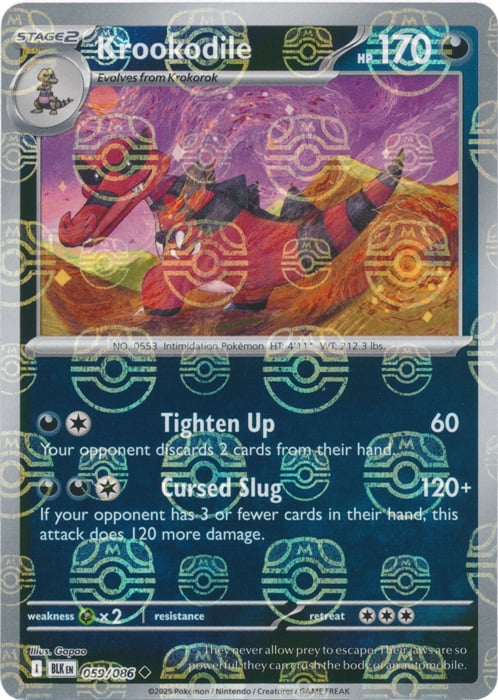 Krookodile (Master Ball Pattern)