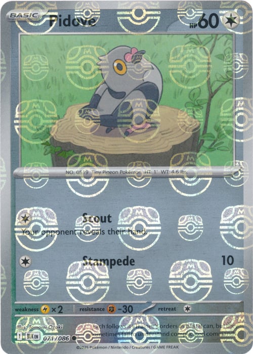 Pidove (Master Ball Pattern)