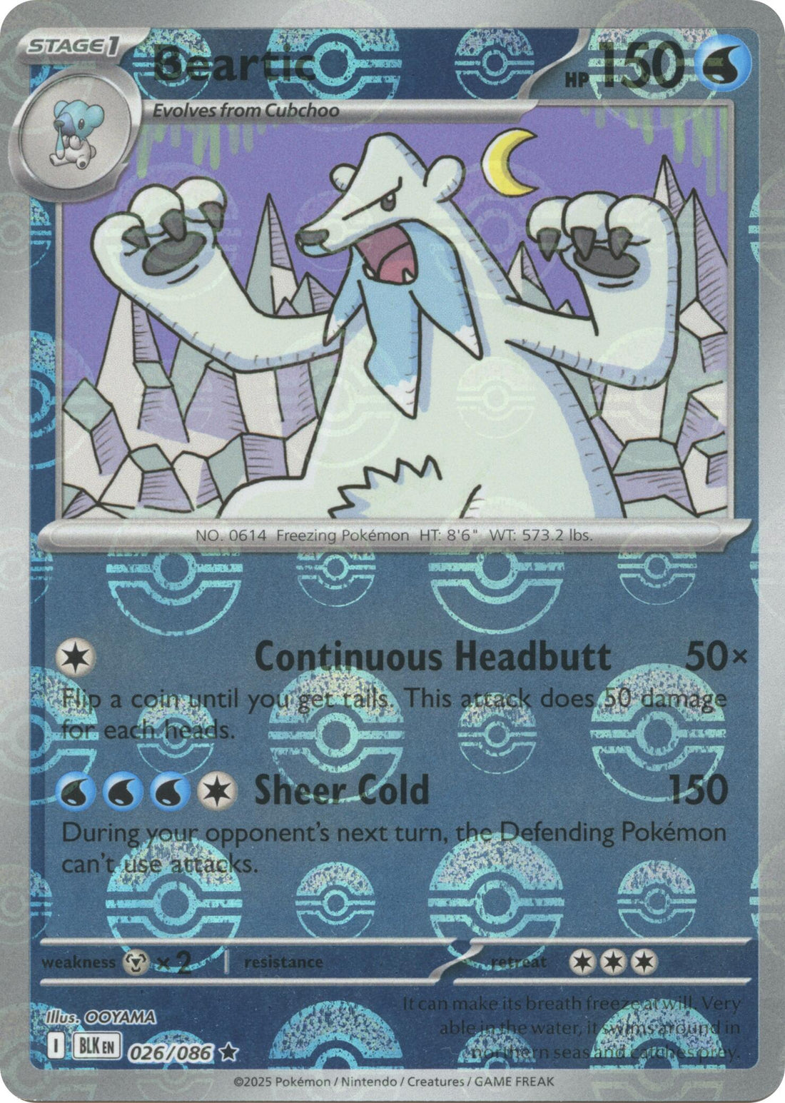 Beartic (Poke Ball Pattern)