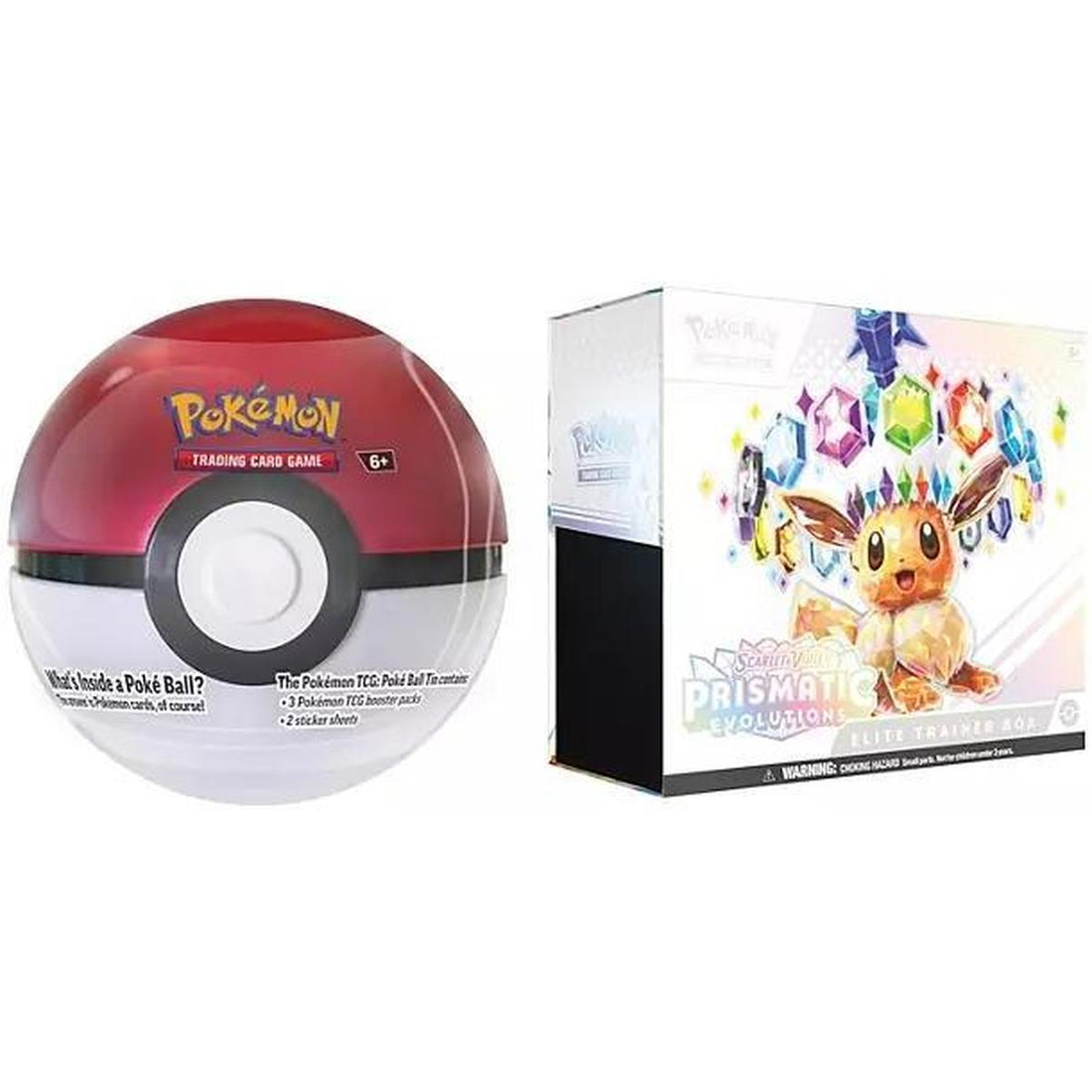 Prismatic Evolutions Elite Trainer Box and Pokeball (Sam's Club)