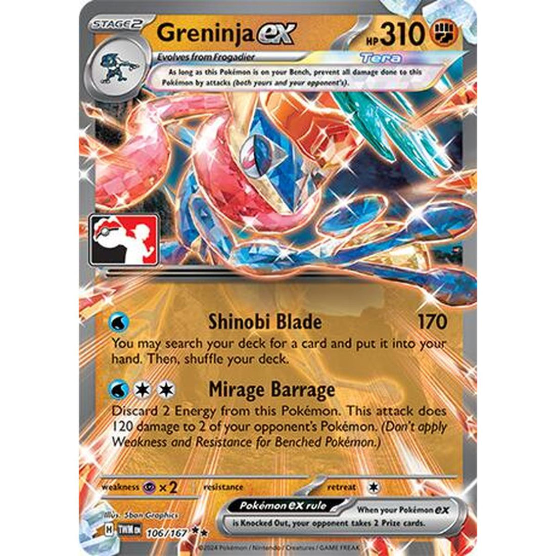 Greninja ex - 106/167