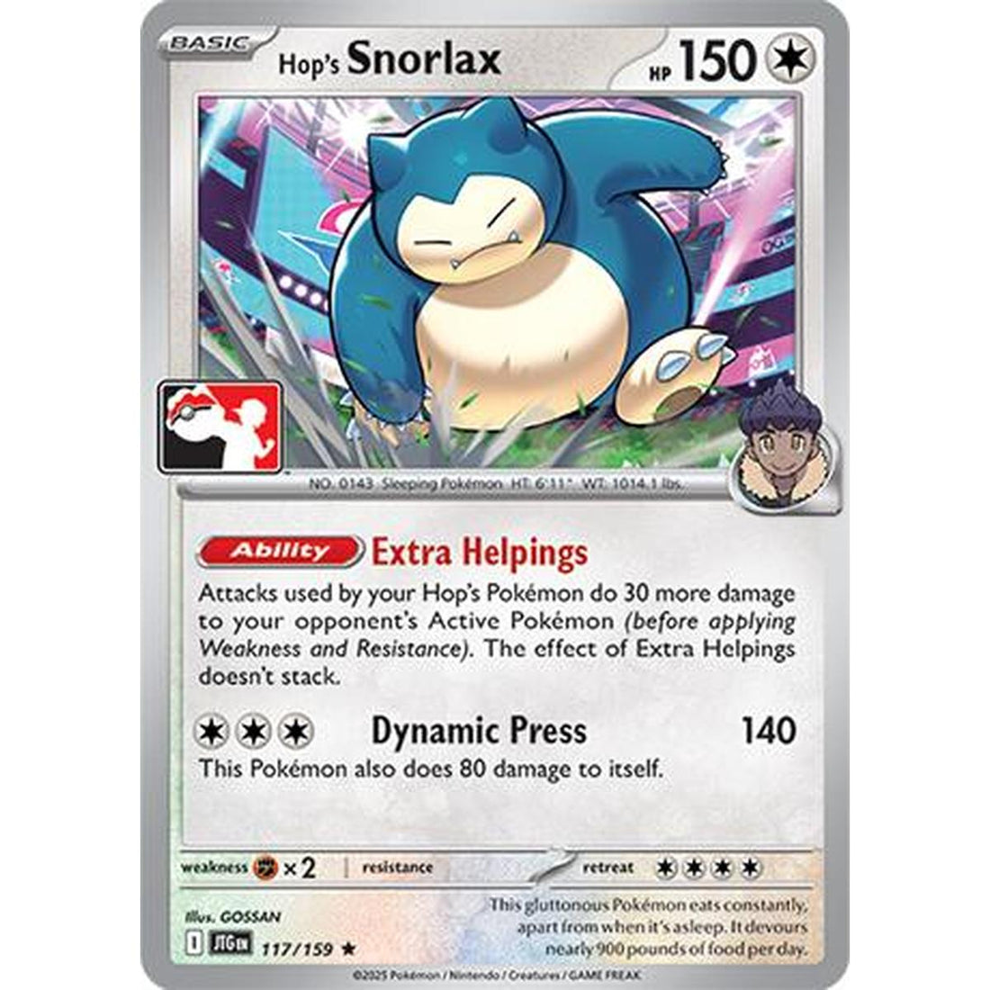Hop's Snorlax - 117/159