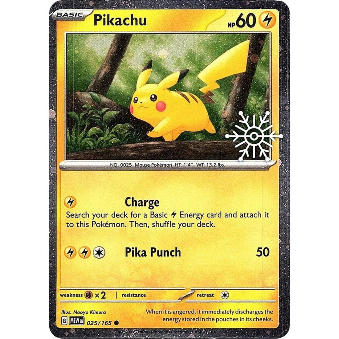 Pikachu - 025/165 (Holiday Calendar)