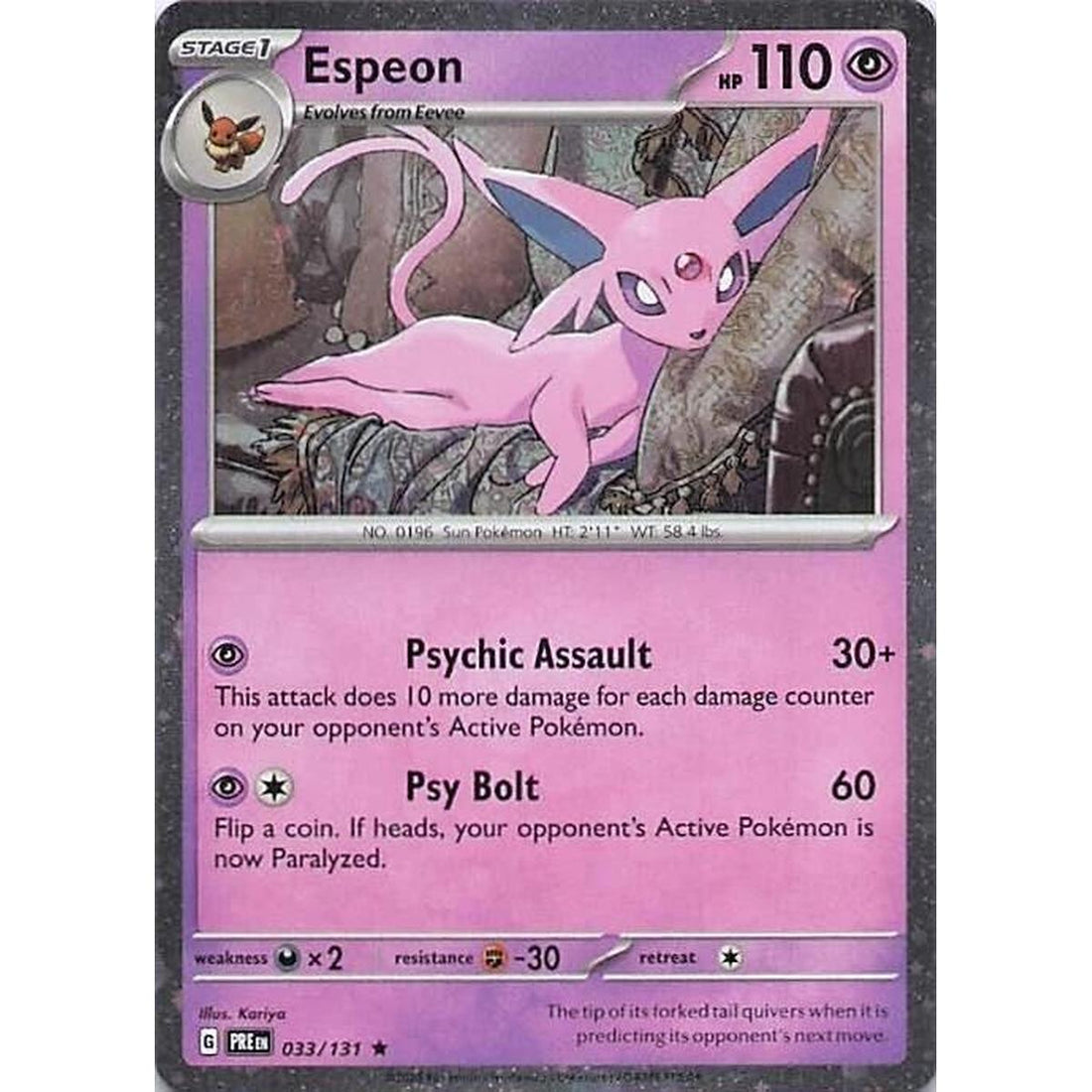 Espeon - 033/131 (Cosmos Holo)
