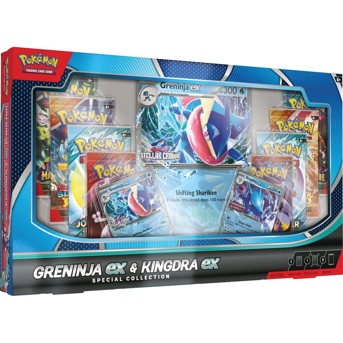 Greninja EX & Kingdra EX Special Collection Box
