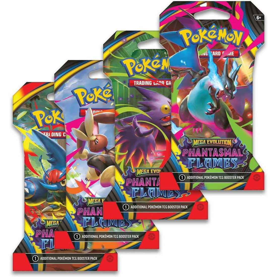 Phantasmal Flames Sleeved Booster Pack Art Bundle [Set of 4]