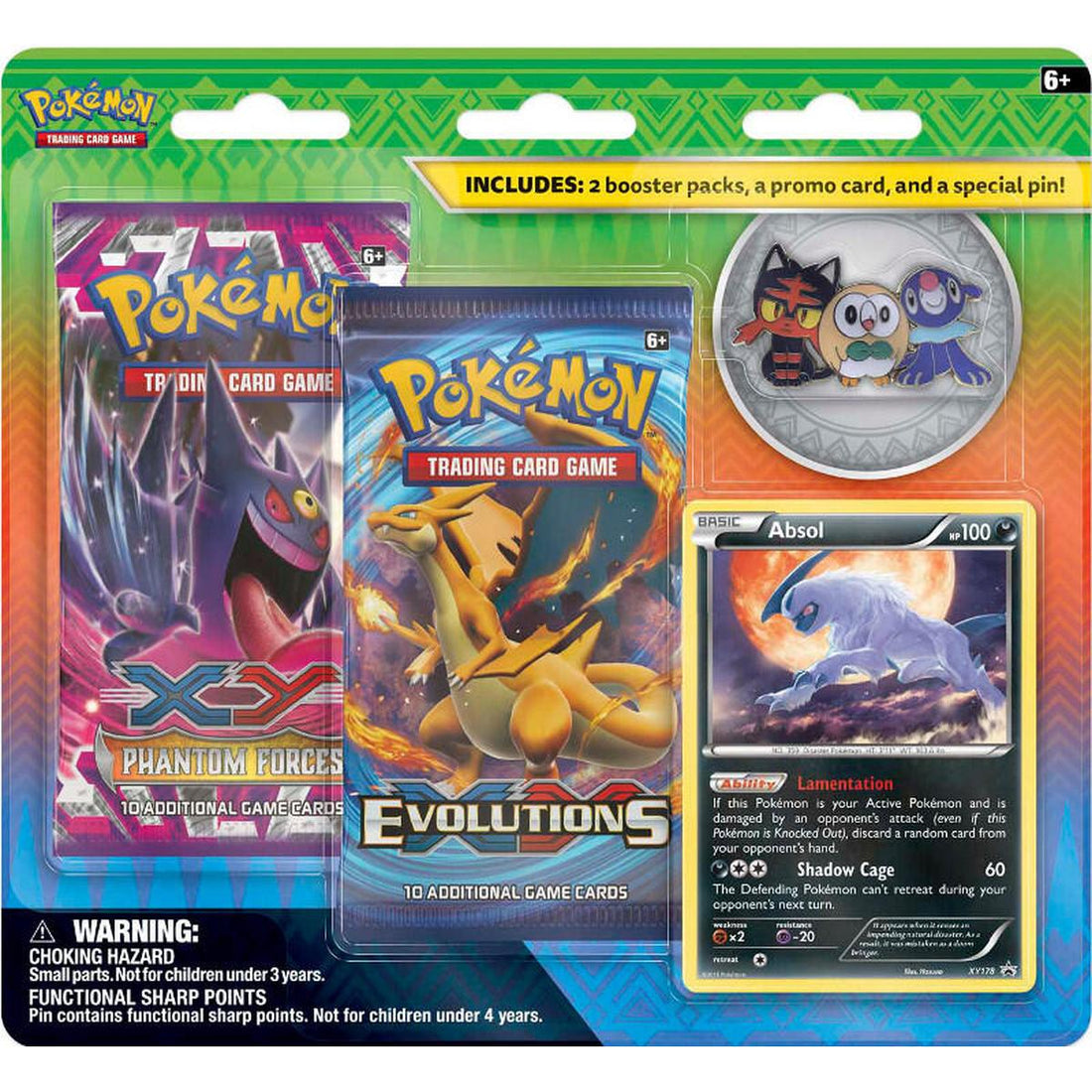 Alola Trio Pin Blister