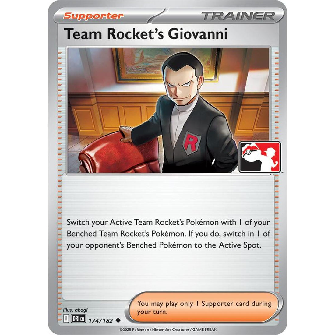 Team Rocket's Giovanni - 174/182