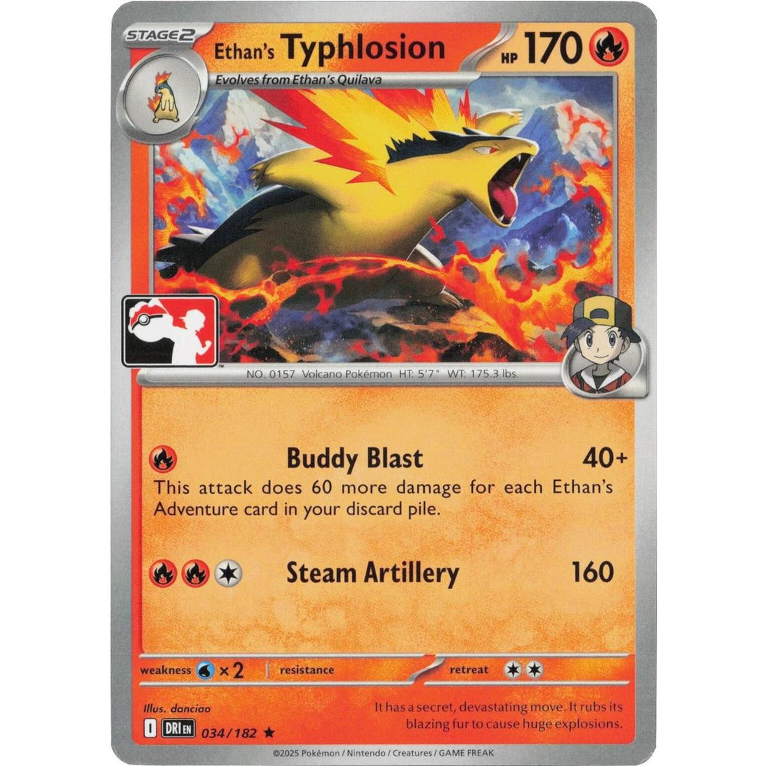 Ethan's Typhlosion - 034/182