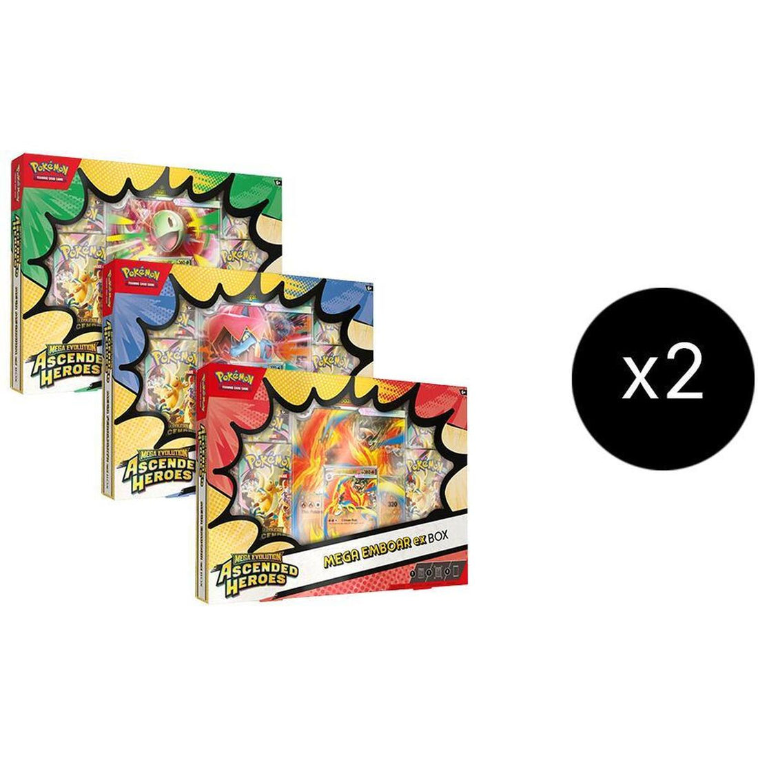 Ascended Heroes Mega ex Boxes Case