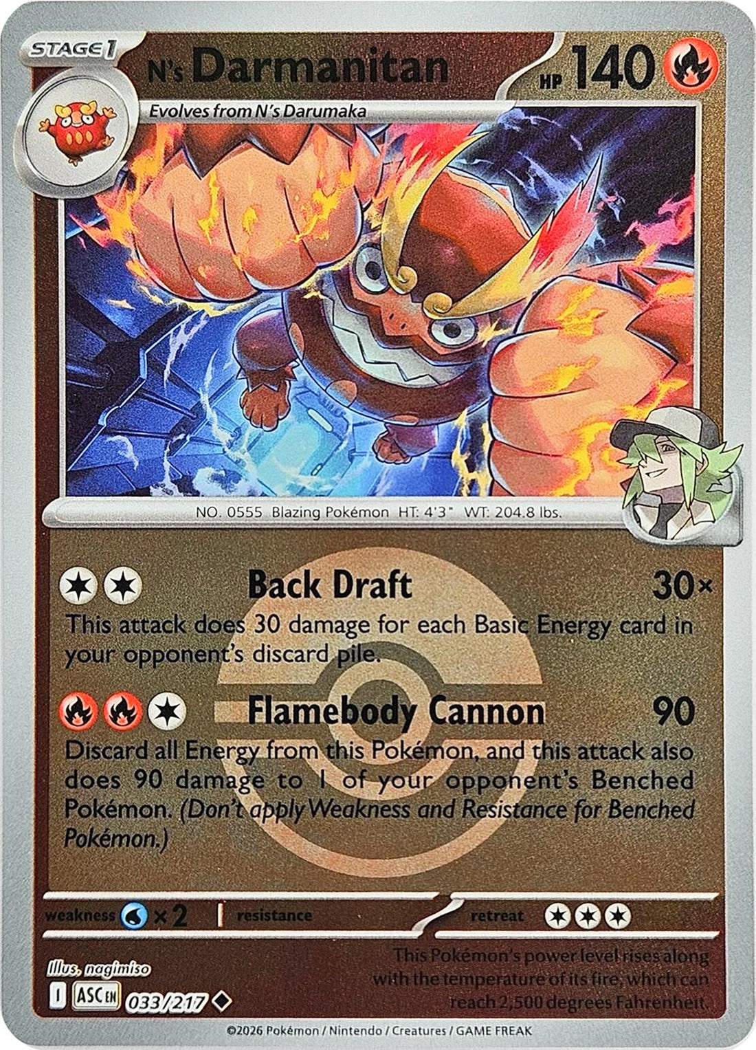 N's Darmanitan (Poke Ball)