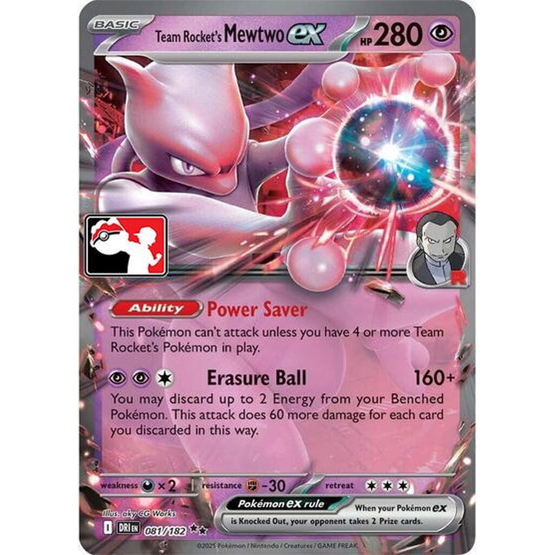 Team Rocket's Mewtwo ex - 081/182