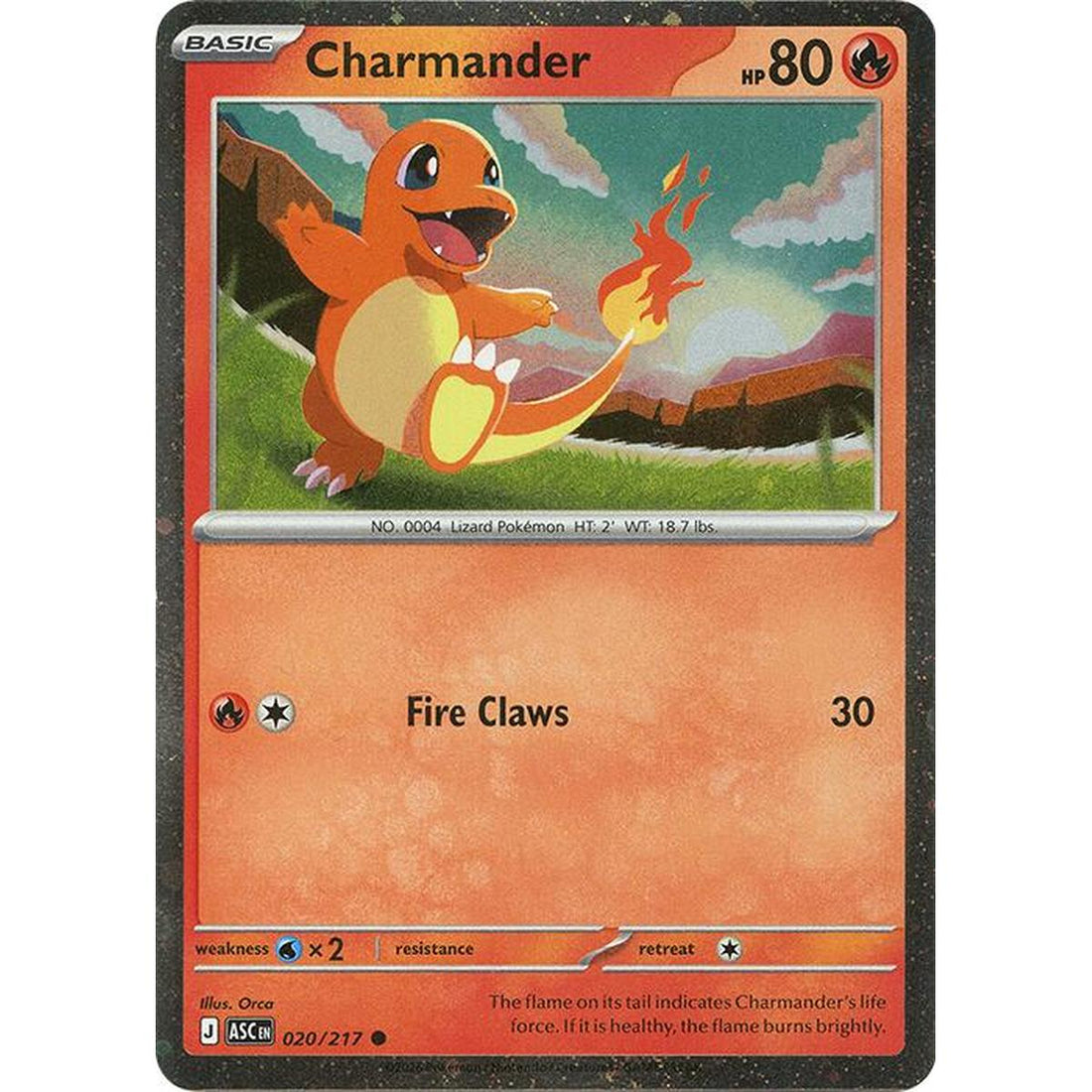 Charmander - 020/217 (Cosmos Holo)